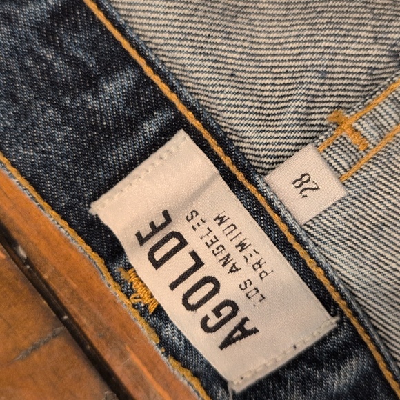 Agolde Pinch Waist High Rise Kick Jeans - Picture 5 of 8